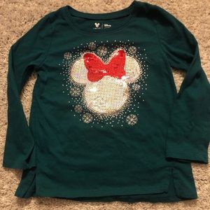 Disney t-shirt for toddler girl, long sleeves with sequins